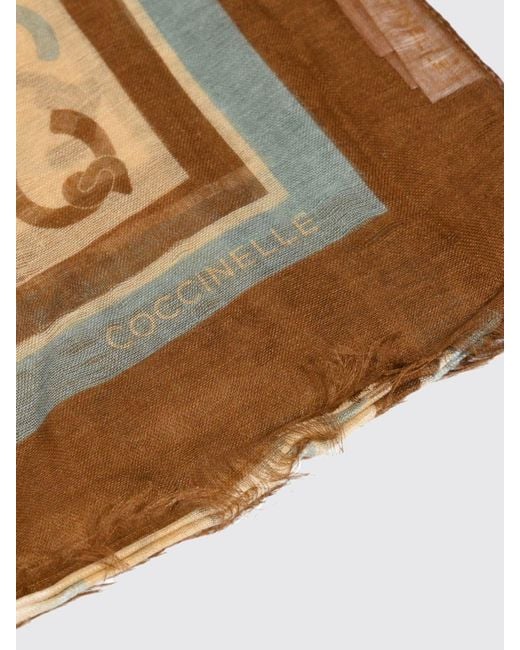 Coccinelle Natural Silk And Modal Scarf