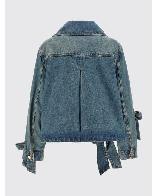 Ganni Blue Denim Jacket