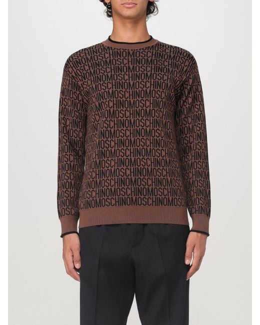 Pull Homme Moschino Couture pour homme en coloris Brown