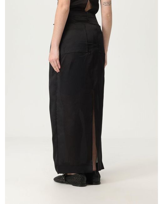 Khaite Black Skirt