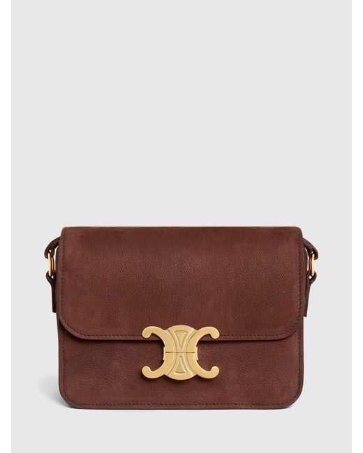 Bolso De Hombro Mujer Céline de color Brown