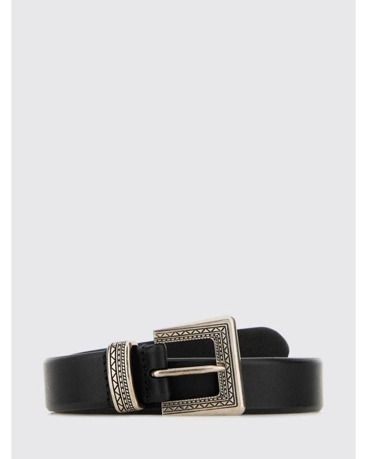Prada White Leather Belt