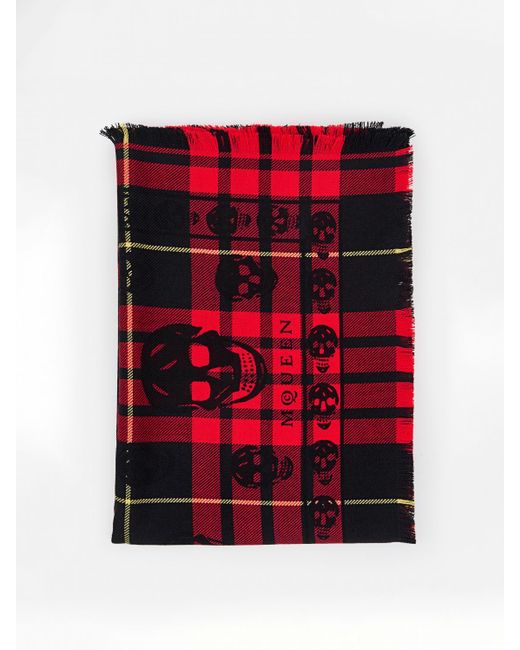 Alexander McQueen Schal Herren in Red für Herren
