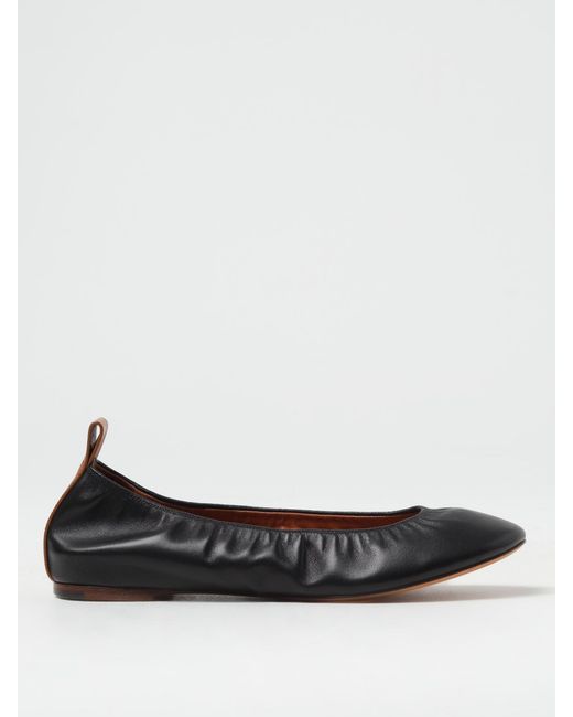 Lanvin White Ballet Pumps