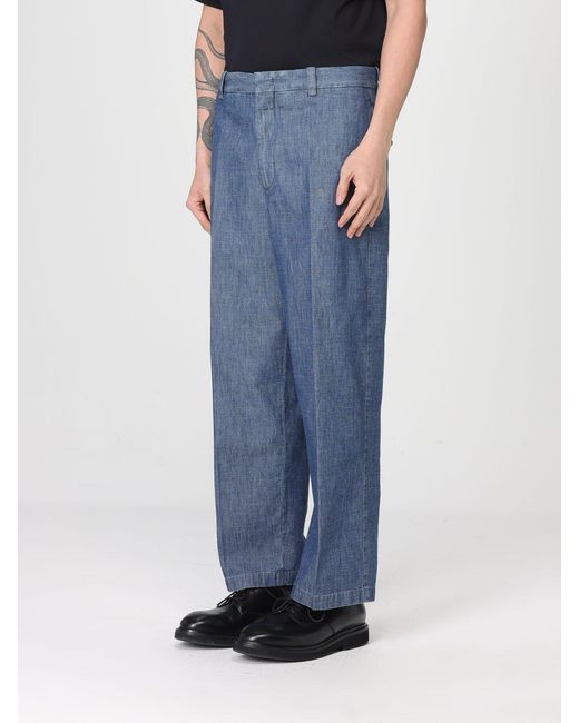 Jil Sander Blue Straight Denim Jeans for men