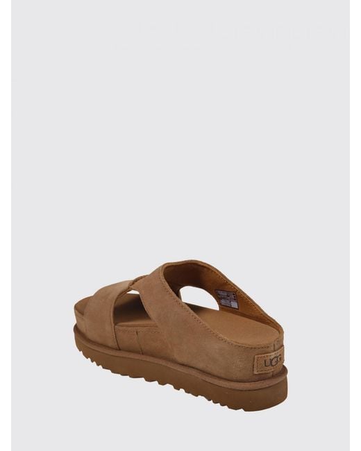Ugg Brown Goldenstar Hi Suede Sandal