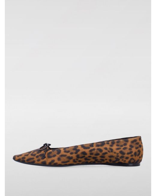 Saint Laurent White Flache Schuhe Damen