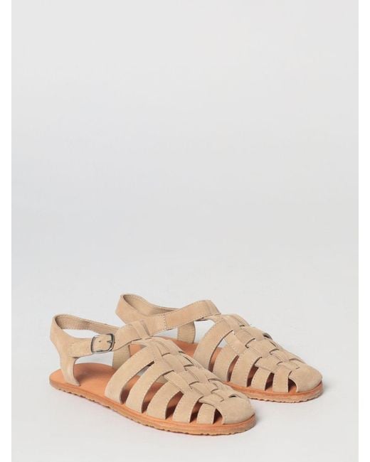Superga Natural Suede Sandal