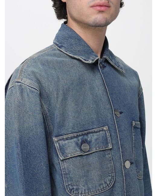 Carhartt Blue Chore Cotton Overshirt for men