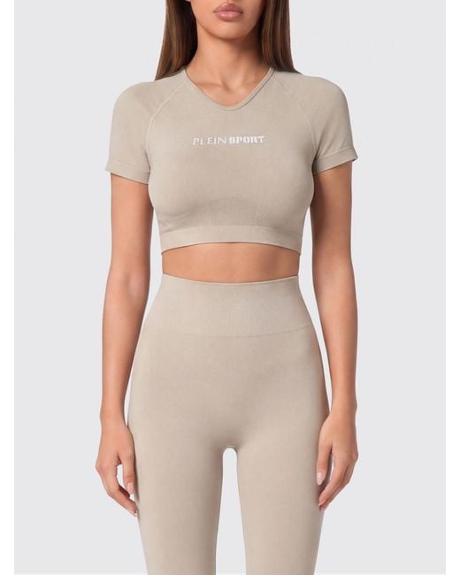 Philipp Plein Natural Crop Top