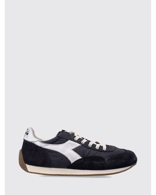 Diadora White Suede And Nylon Equipe Sneakers for men
