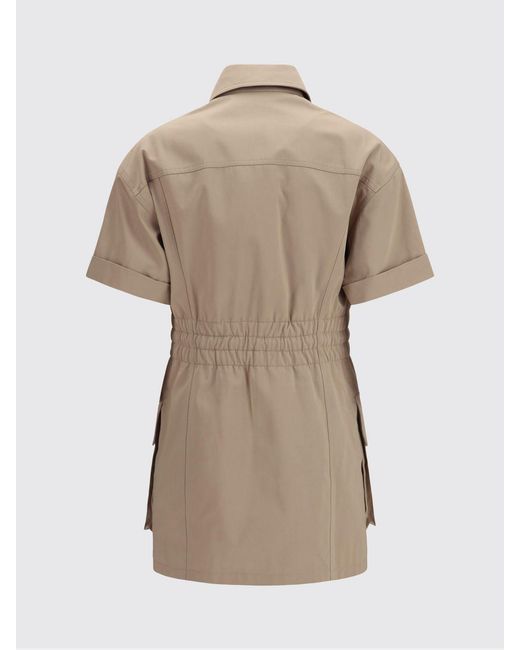Balmain Natural Cotton Shirt Dress