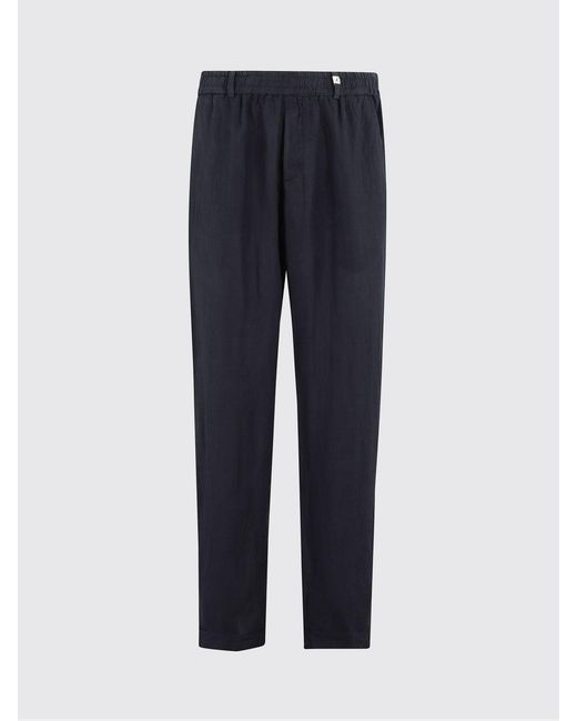 Myths Blue Wool Tailored Trousers for men