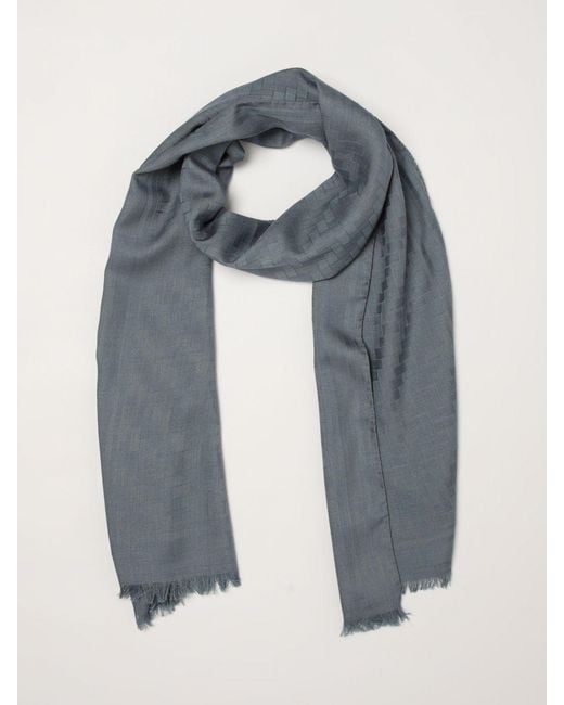 Brioni Gray Scarf for men
