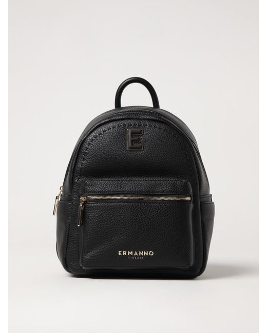 ERMANNO FIRENZE Black Backpack