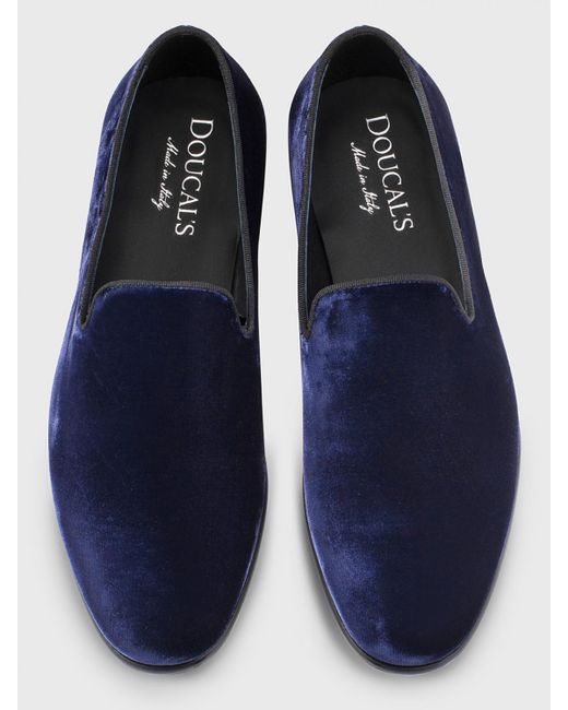 Doucal's Blue Loafers for men