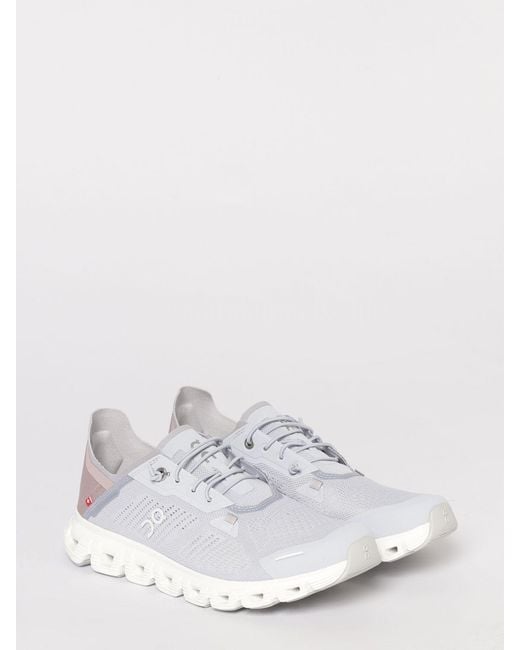 On Shoes White Cloud 6 Coast Mesh Sneakers On