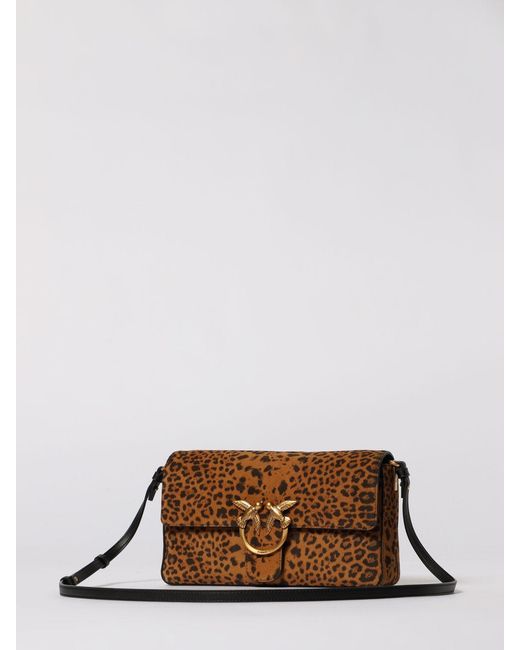 Pinko Brown Shoulder Bag