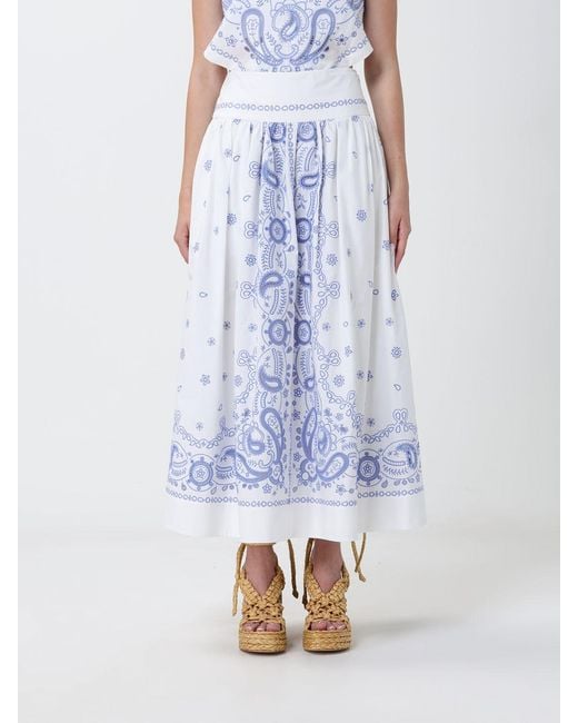Self-Portrait Blue Skirt