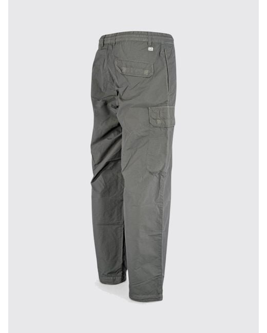 C P Company Gray Technical Fabric Cargo Trousers for men