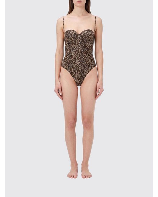 MATINEÉ Multicolor Animal Print One-Piece Swimming Costume With Sweetheart Neckline
