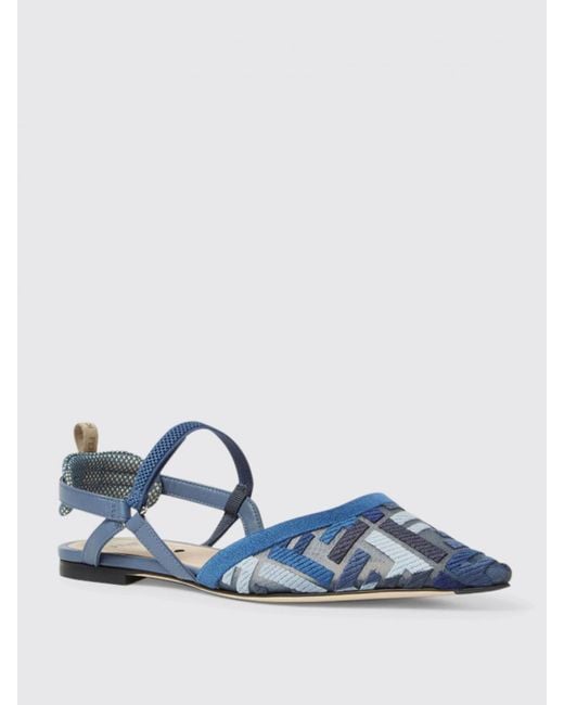 Fendi Blue Schuhe Damen
