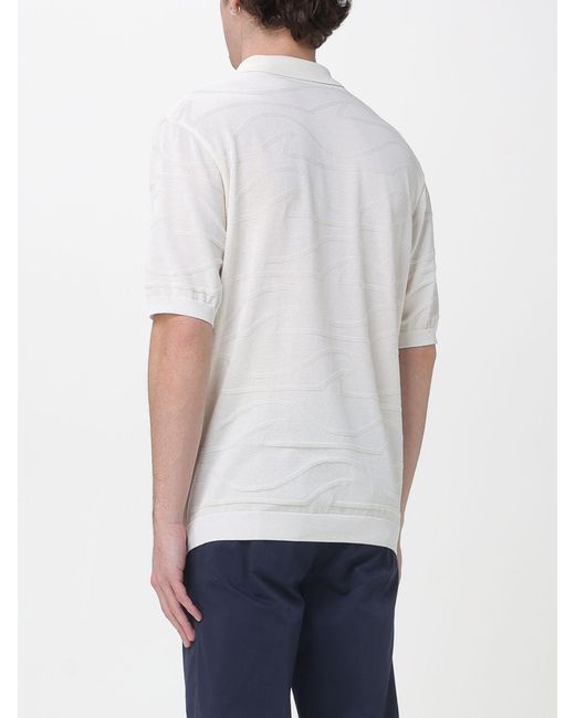 Paul & Shark White Paul &Amp Shark Cotton Knit Polo Shirt for men