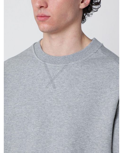Entire studios Gray Cotton Crewneck Sweatshirt for men