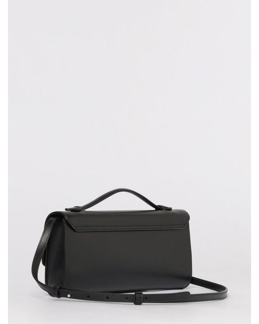 Furla Gray Clara Leather Clutch