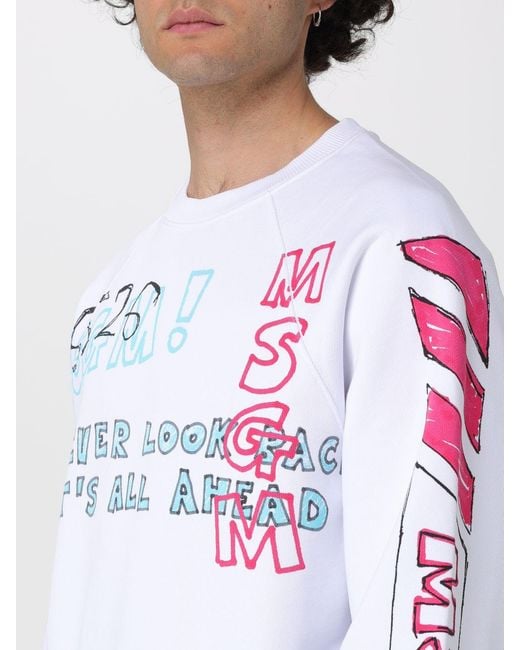 MSGM White Sweatshirt for men