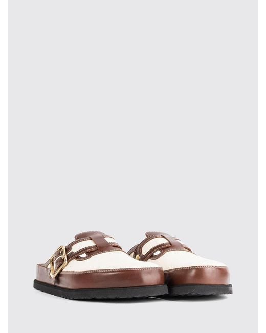 Birkenstock White 1774 Boston Mules for men