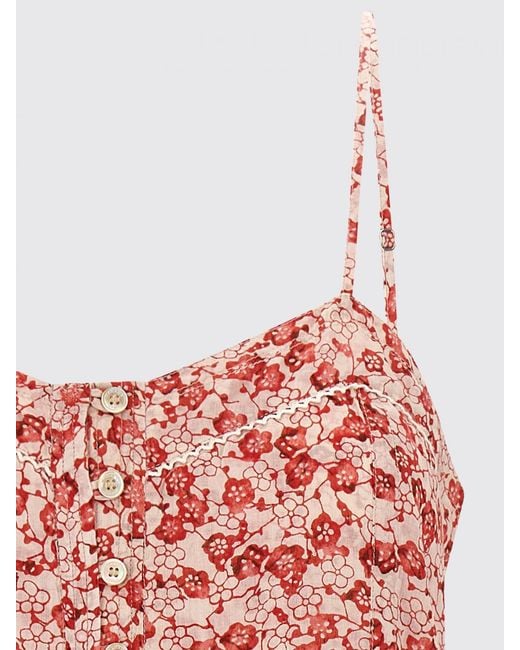 Mono De Algodón Estampado Isabel Marant de color Red