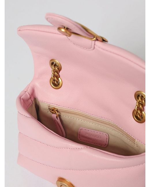 Pinko Pink Baby Love Bag Puff Matelassé Nappa Bag