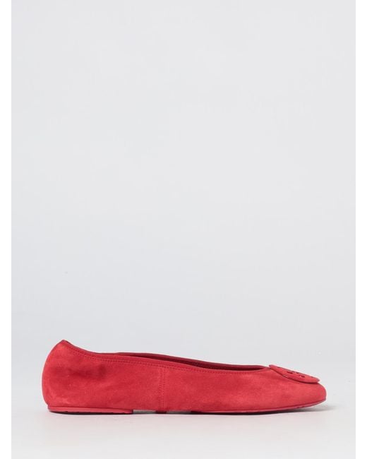 Tory Burch Red Ballet Pumps