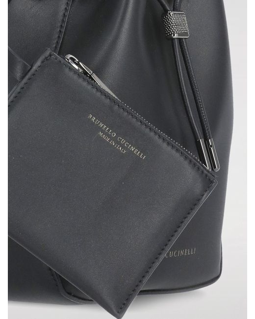 Borsa A Tracolla di Brunello Cucinelli in Black