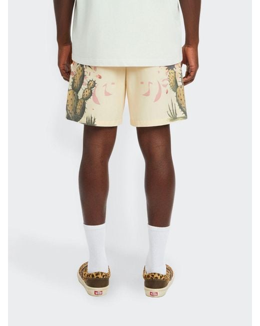 Barrow Natural Printed Cotton Shorts for men