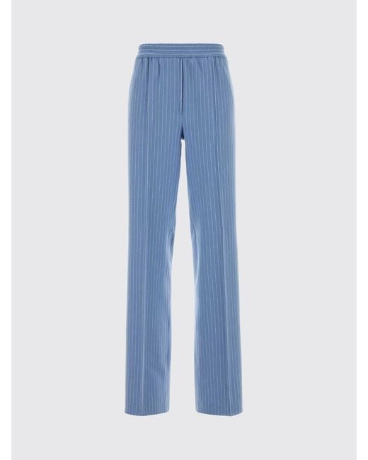 Orian Blue Straight Trousers