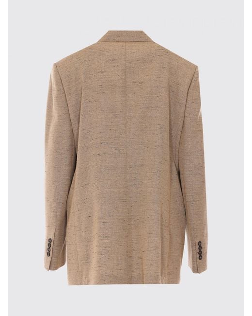 Dolce & Gabbana Natural Dolce &Amp Gabbana Double-Breasted Tweed Blazer