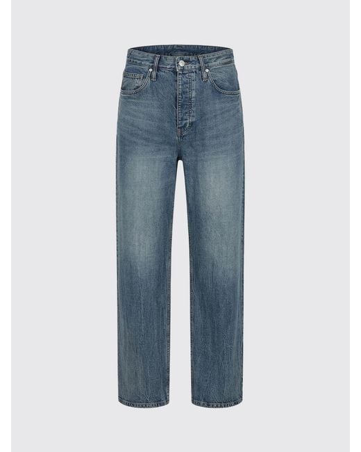 Wooyoungmi Blue Wide-Leg 5-Pocket Jeans for men