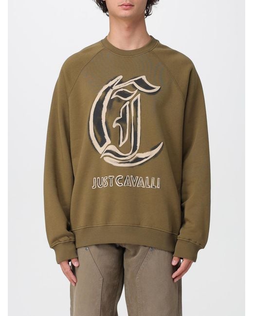 Just Cavalli Green Jumper for men