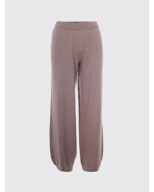 Fabiana Filippi Multicolor Straight-Leg Wool, Silk, And Cashmere Knit Trousers