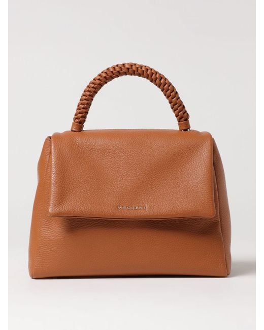 Orciani Brown Handbag
