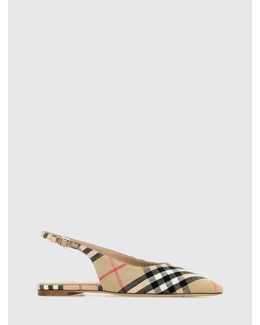 Burberry White Ballet Flat