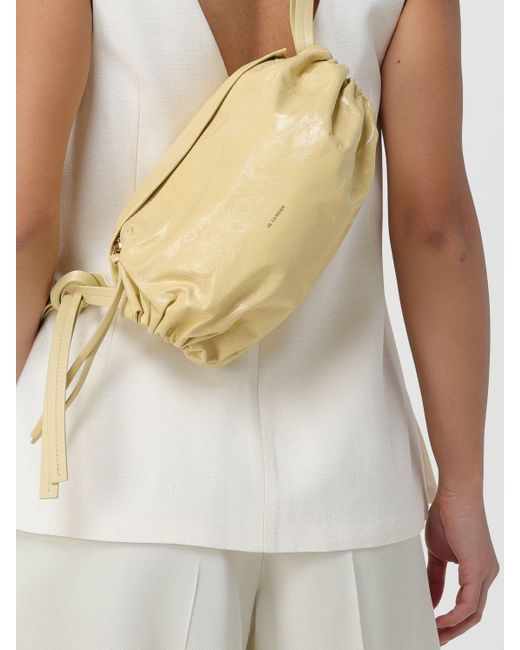 Jil Sander Yellow Shoulder Bag