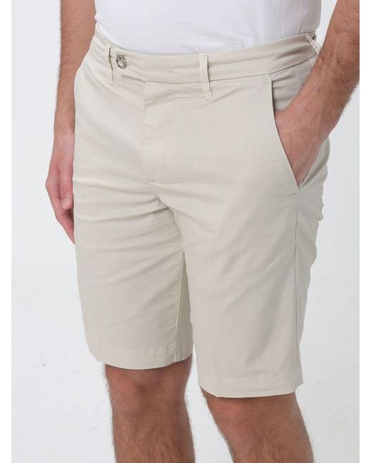 Re-hash Natural Bernini Linen Cotton Shorts for men