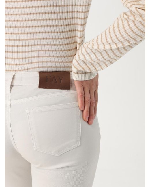 Fay Natural Hose Damen