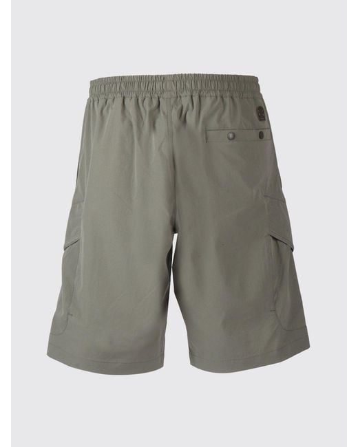 Parajumpers Gray Technical Fabric Cargo Shorts for men