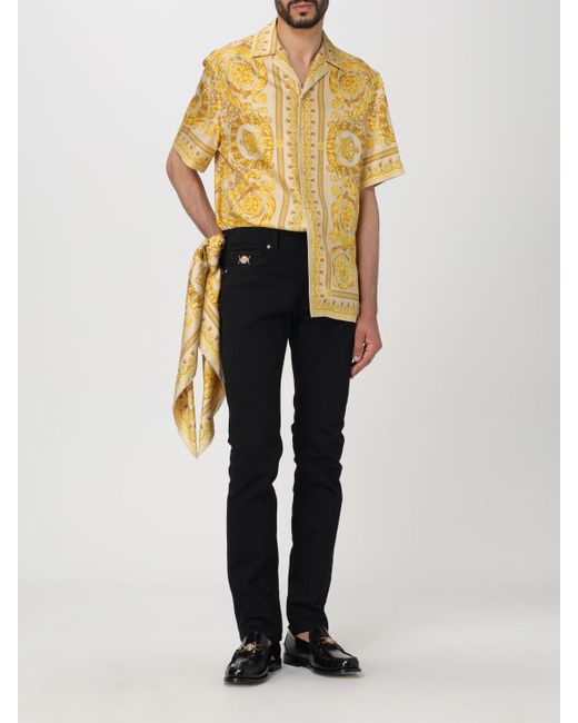 Versace Yellow Shirt for men