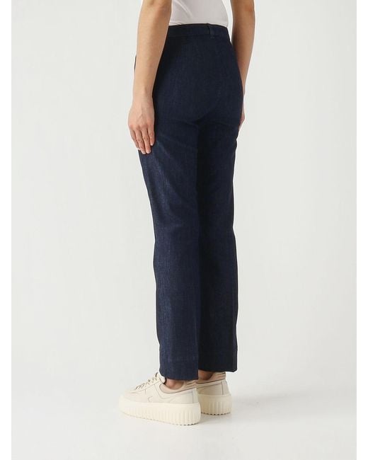 Max Mara Blue Denim Slim Fit Jeans