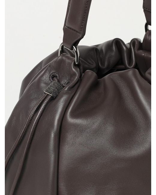 Brunello Cucinelli Black Shoulder Bag